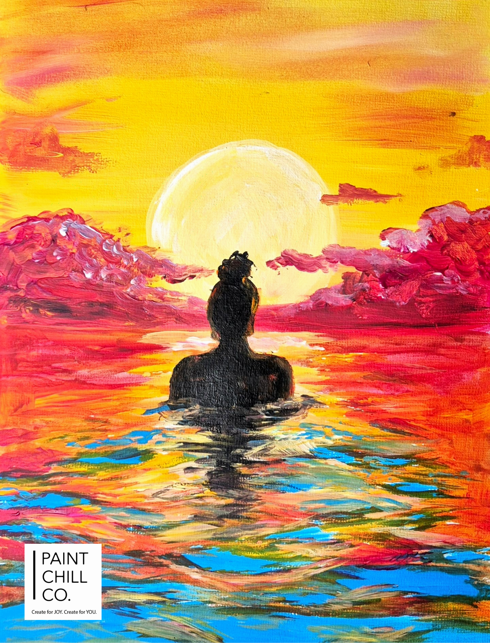 sunset swim paint chill co portsmouth