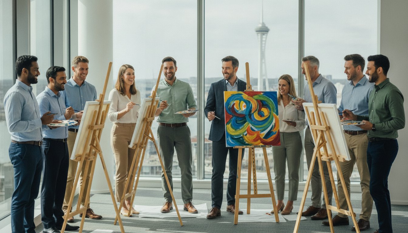Corporate Painting Event South Coast: A Case Study in Creative Team Building