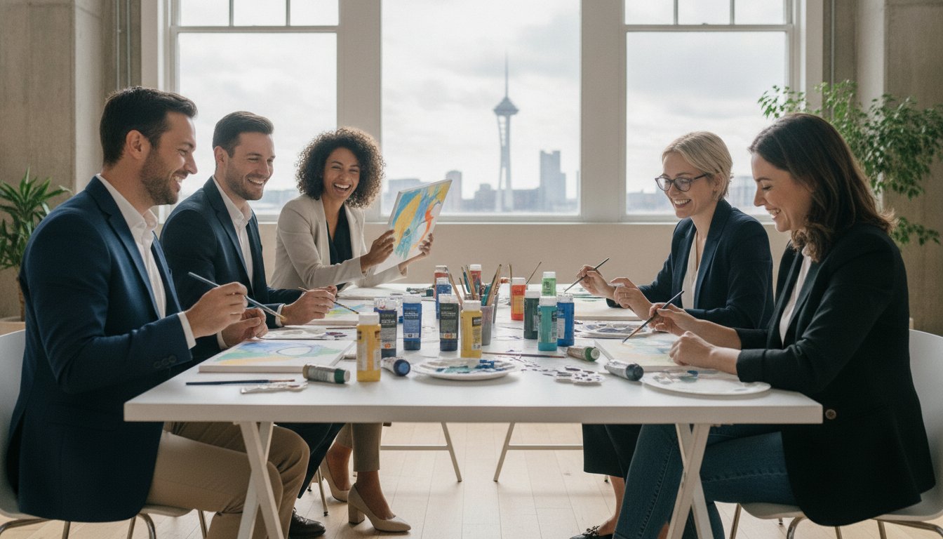 Creative Team Building Hampshire: Why Artistic Workshops Boost Morale in 2026